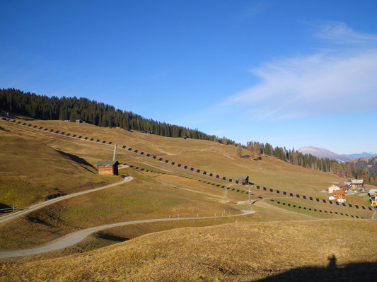 Installation der Anlage im Sommer