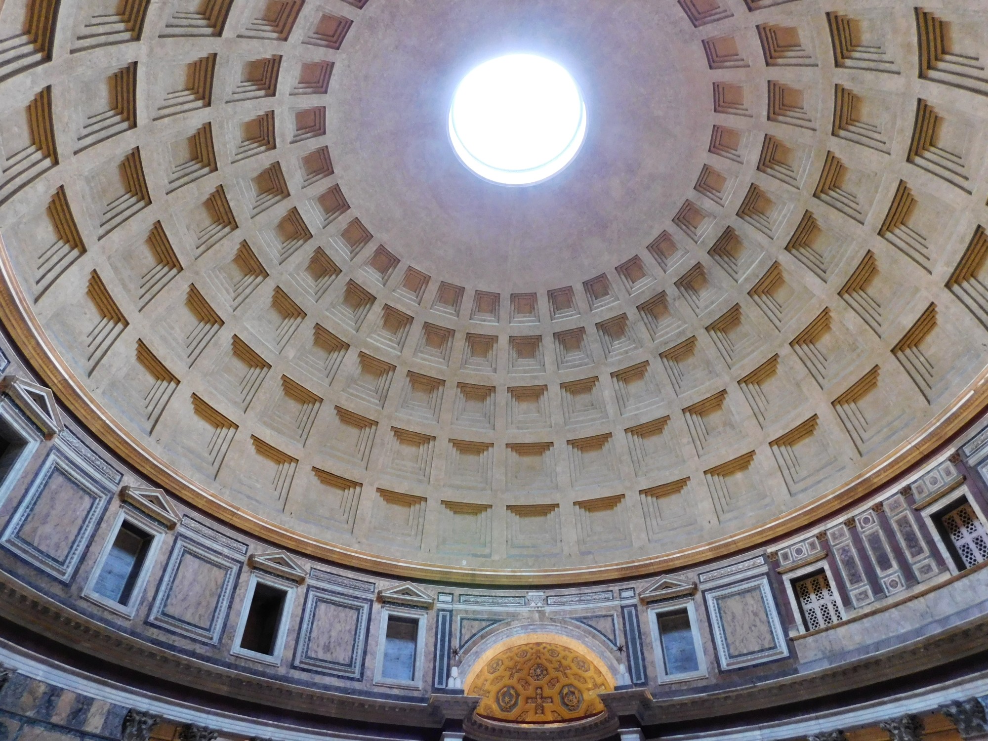 Kuppel des Pantheon, Rom - Vorläufer heutiger Betonbauten