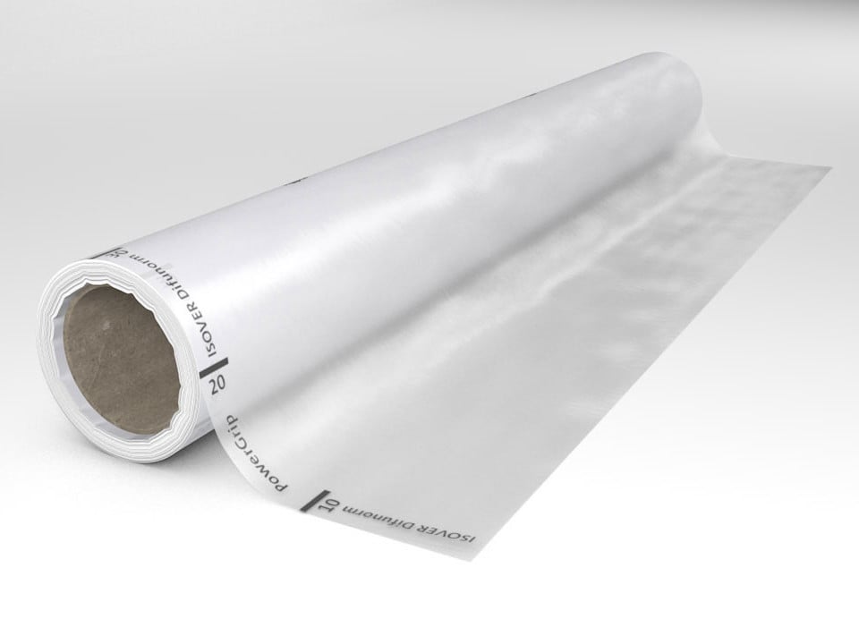 Papierbahnen und OSBPlatten Geneigtes Dach Dampfbremse