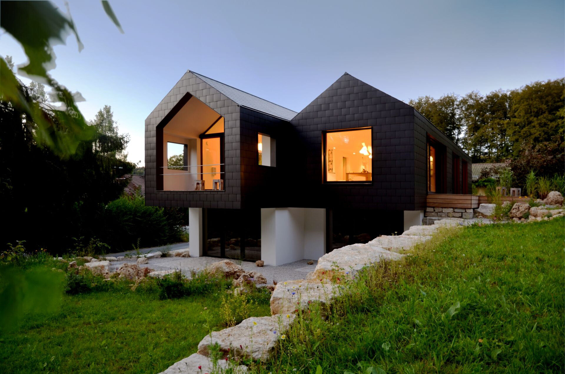 Projekt: Refugium.Betzenstein Bio-Design-Ferienwohnungen; Architektur: Bucher Hüttinger – Architektur; Hersteller Faserzementplatten: Cedral, Beckum