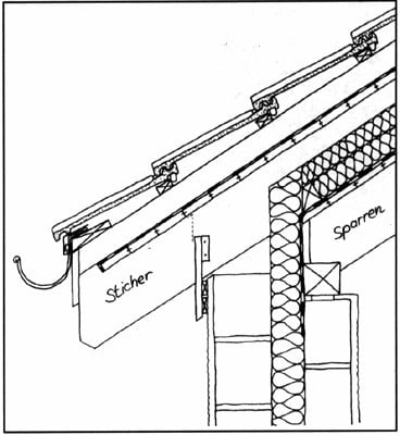 Detailausbildung:Traufpunkt mit Stichsparren