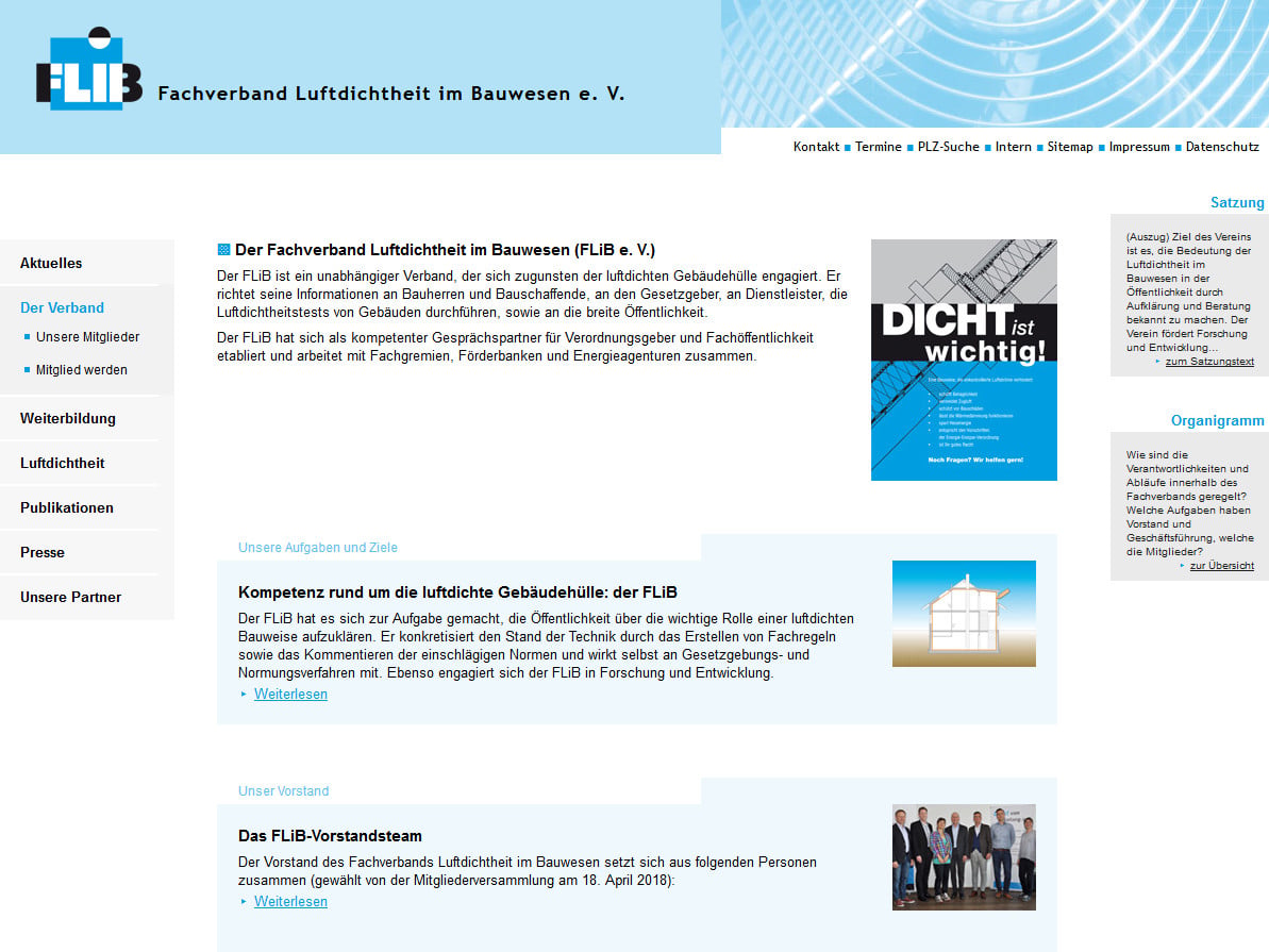Fachverband Luftdichtheit im Bauwesen