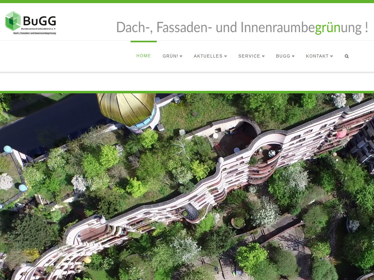 Plattform zur Dachbegrünung