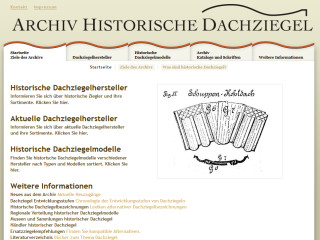 Archiv für historische Dachziegel
