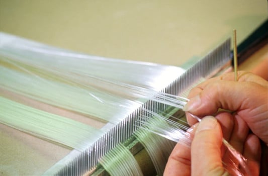 Glasfaserproduktion 