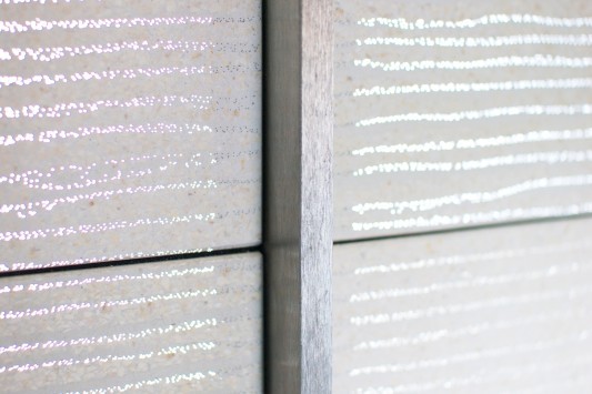 Werden einer Feinbetonmischung optische Glasfasern beigemengt entsteht lichdurchlässiger Beton