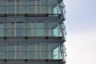 Doppelfassade im Bürohaus Lenné Eins in Berlin