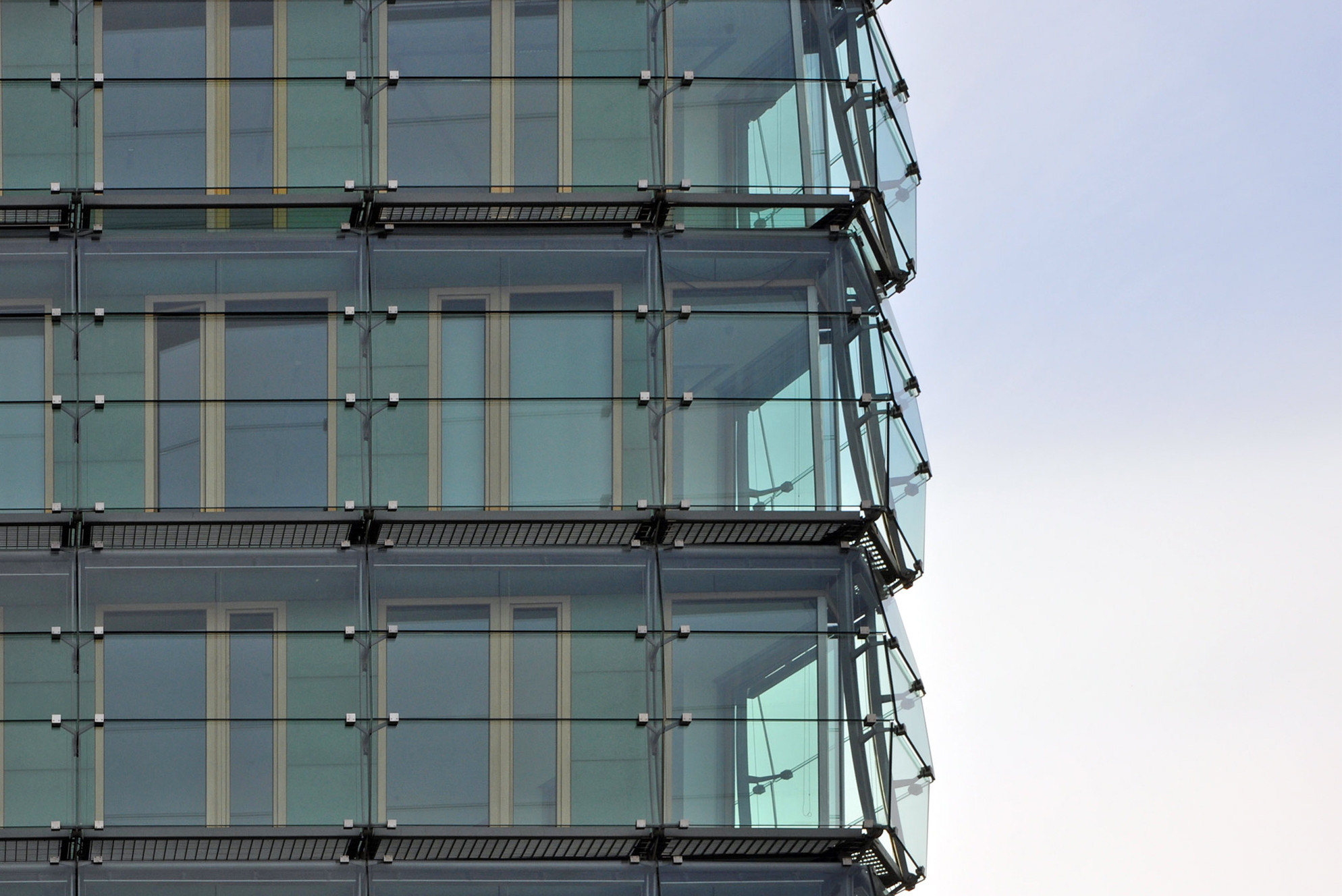Doppelfassade im Bürohaus Lenné Eins in Berlin