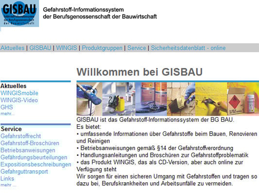 Gefahrstoff-Informationssystem (GISBAU)
