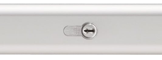 BR 4300: die Außenrosette aus Aluminium ist optional mit Kernziehschutz erhältlich