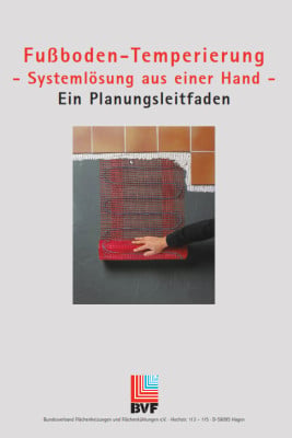 Planungshilfen zu Fußbodenheizungen
