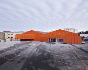 Umbau einer Industriehalle zum Skatepark in Calais