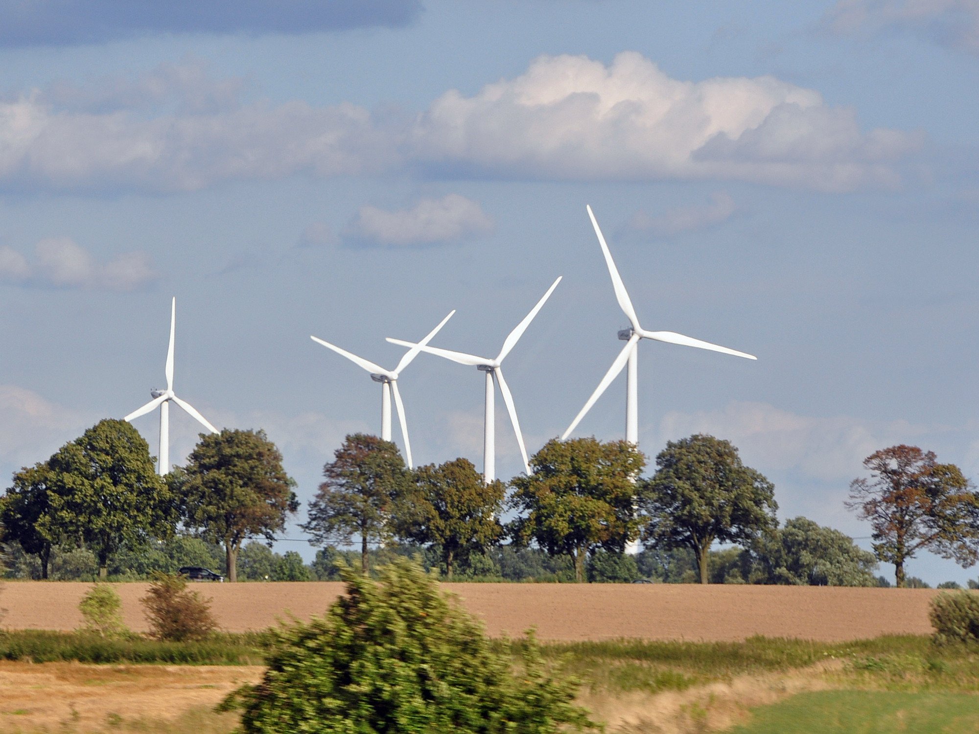 Windkraftanlagen zur Erzeugung von Strom