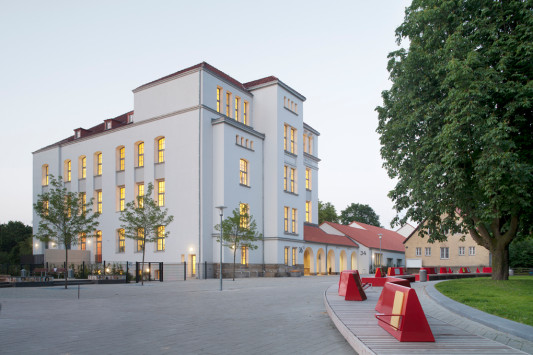 Das frühere Schulgebäude steht heute für kulturelle Nutzungen zur Verfügung