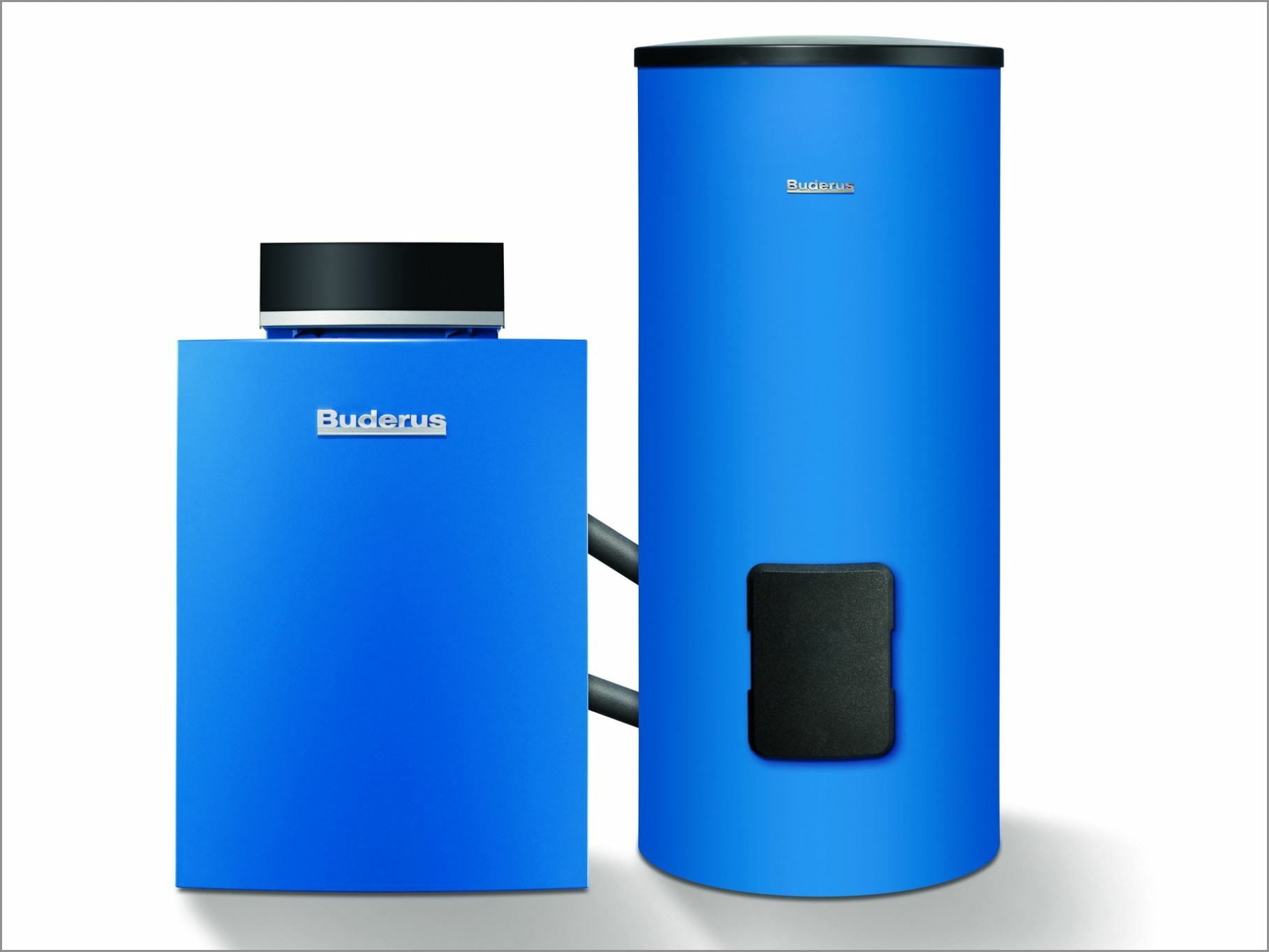 Gas-Brennwertgerät mit nebenhängendem Warmwasserspeicher