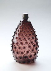 Birnenförmige Flasche mit Warzen, Süddeutschland 17./18. Jh.
