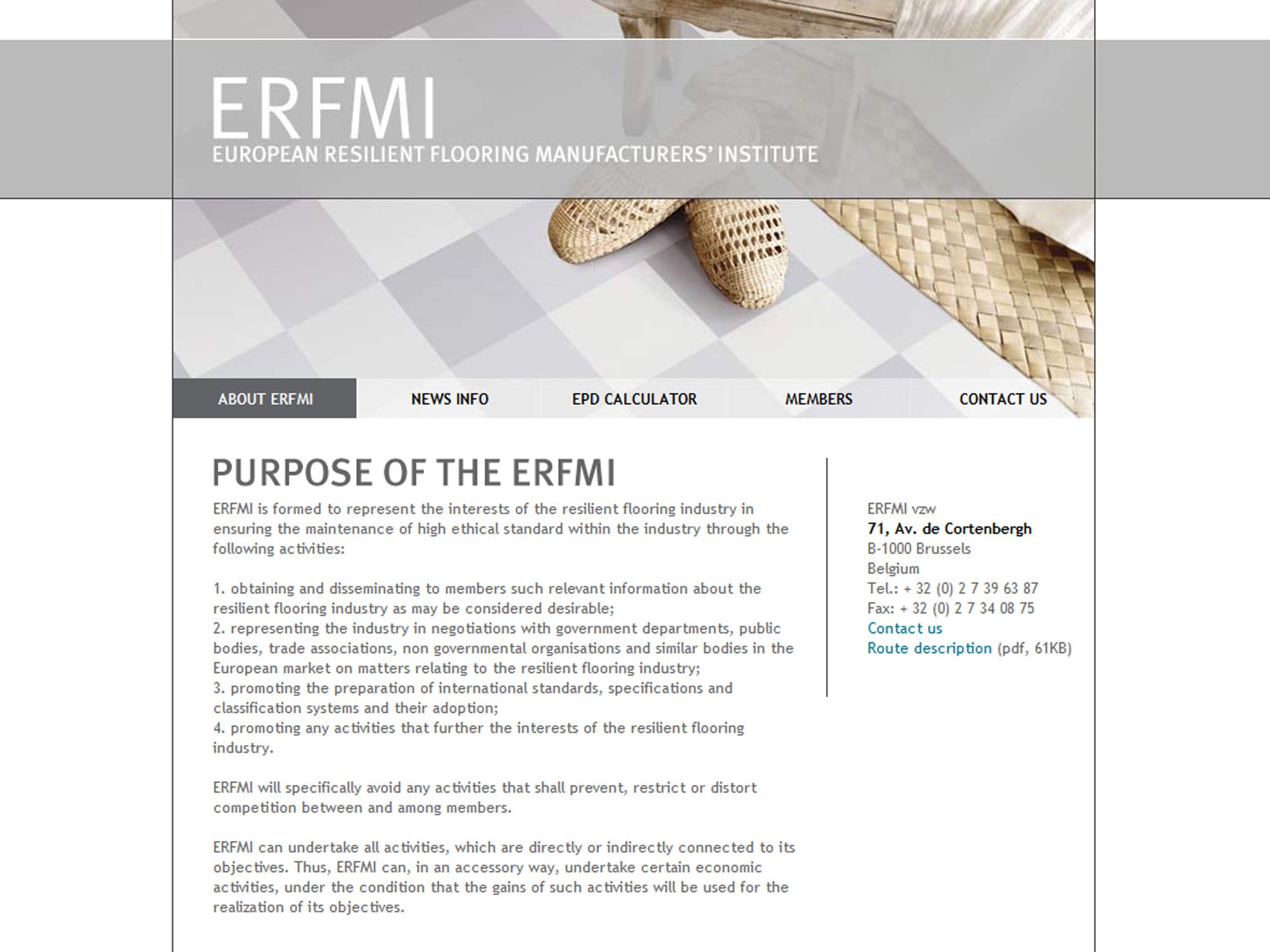 ERFMI European Resilient Flooring Manufacturers Institute Boden