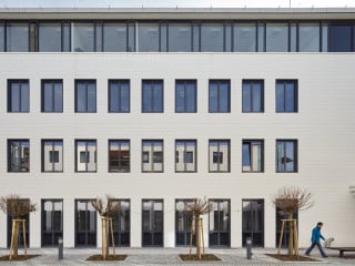 Kalksandstein-Sichtmauerwerk am Fraunhofer Institut Kaiserslautern