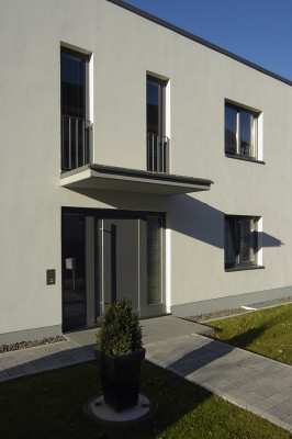 Neues Bauen am Horn in Weimar, verwendeter Porenbeton: Ytong, Planblock W 
