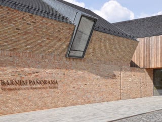 Das Barnim Panorama in Wandlitz ist ein Nullemissionsgebäude und zeichnet sich durch den Einsatz regionaler Baustoffe und durch eine traditionelle Bauweise aus. Die Außenwände wurden aus Hochlochziegeln errichtet.