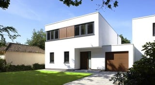 Reihenhaus in Niedrigenergiebauweise mit Hochlochziegeln