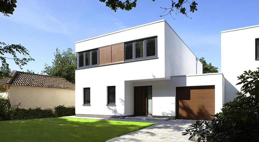 Reihenhaus in Niedrigenergiebauweise mit Hochlochziegeln