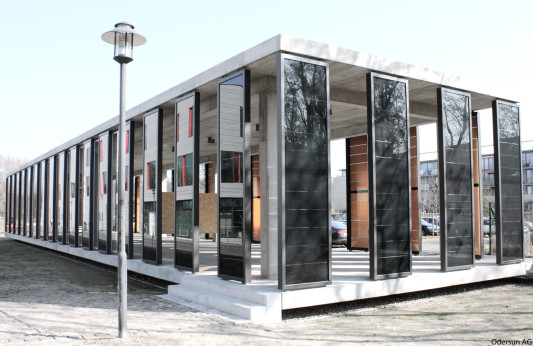 Der Pavillon dient als Begegungsstätte für Studenten und Lehrende
