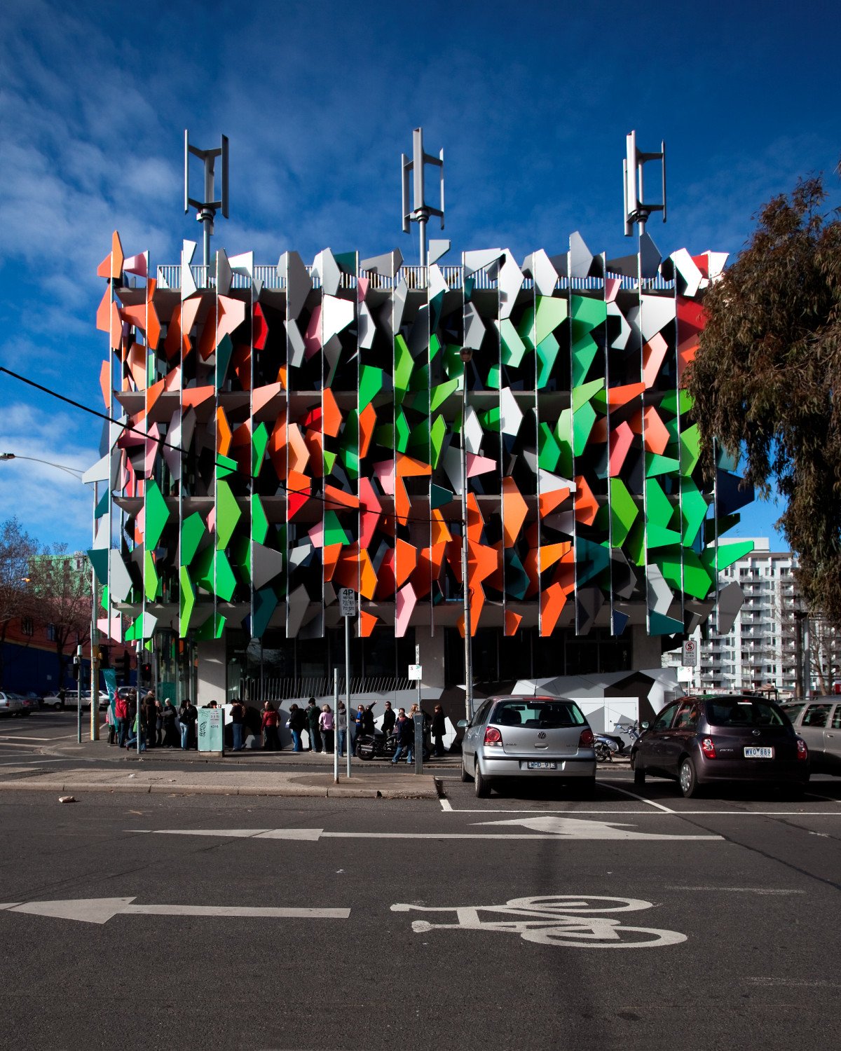 Pixel Building in Melbourne Nachhaltig Bauen Büro