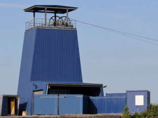 Förderturm Bergwerk Katzenberg
