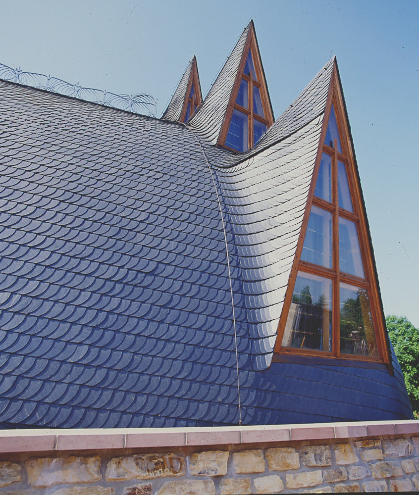 Schuppen-Deckung | Schiefer | Deckungsarten | Baunetz_Wissen