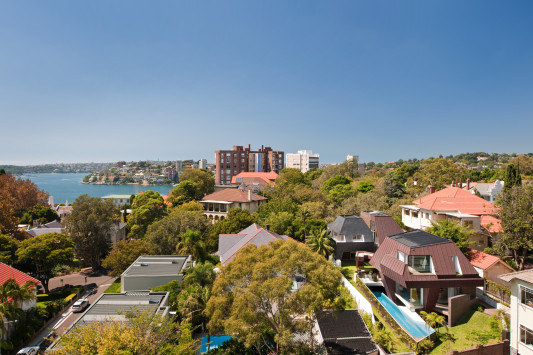 Darling Point ist eine Halbinsel in der Bucht von Sydney