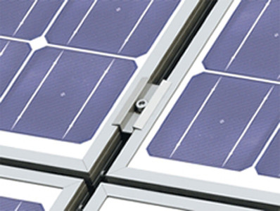 Sichtbare Befestigung gerahmter Photovoltaik-Module