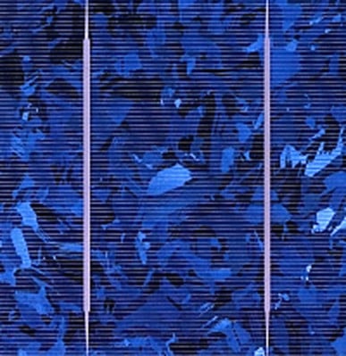 Polykristalline Solarzelle