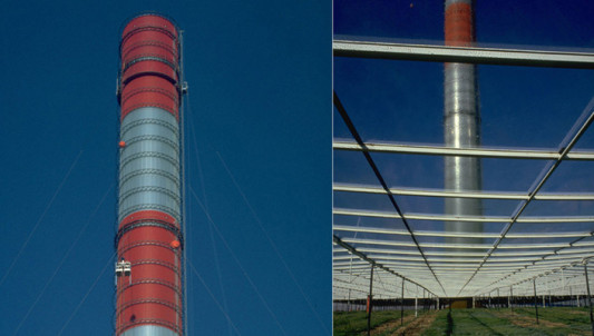 Solarthermische Kraftwerke: Aufwindkraftwerke