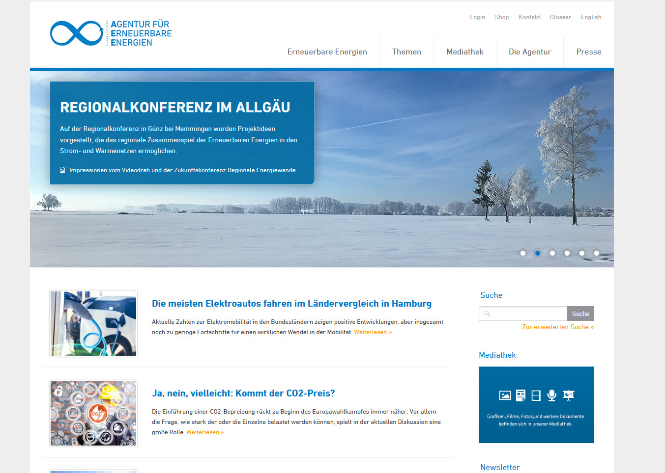 Informationskampagne für erneuerbare Energien