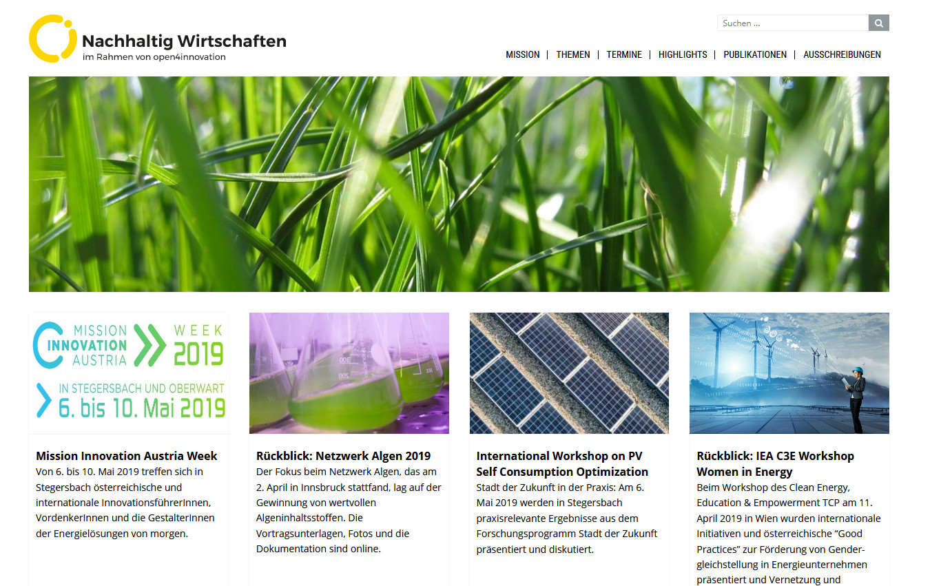Initiative des Österreichischen BMVIT