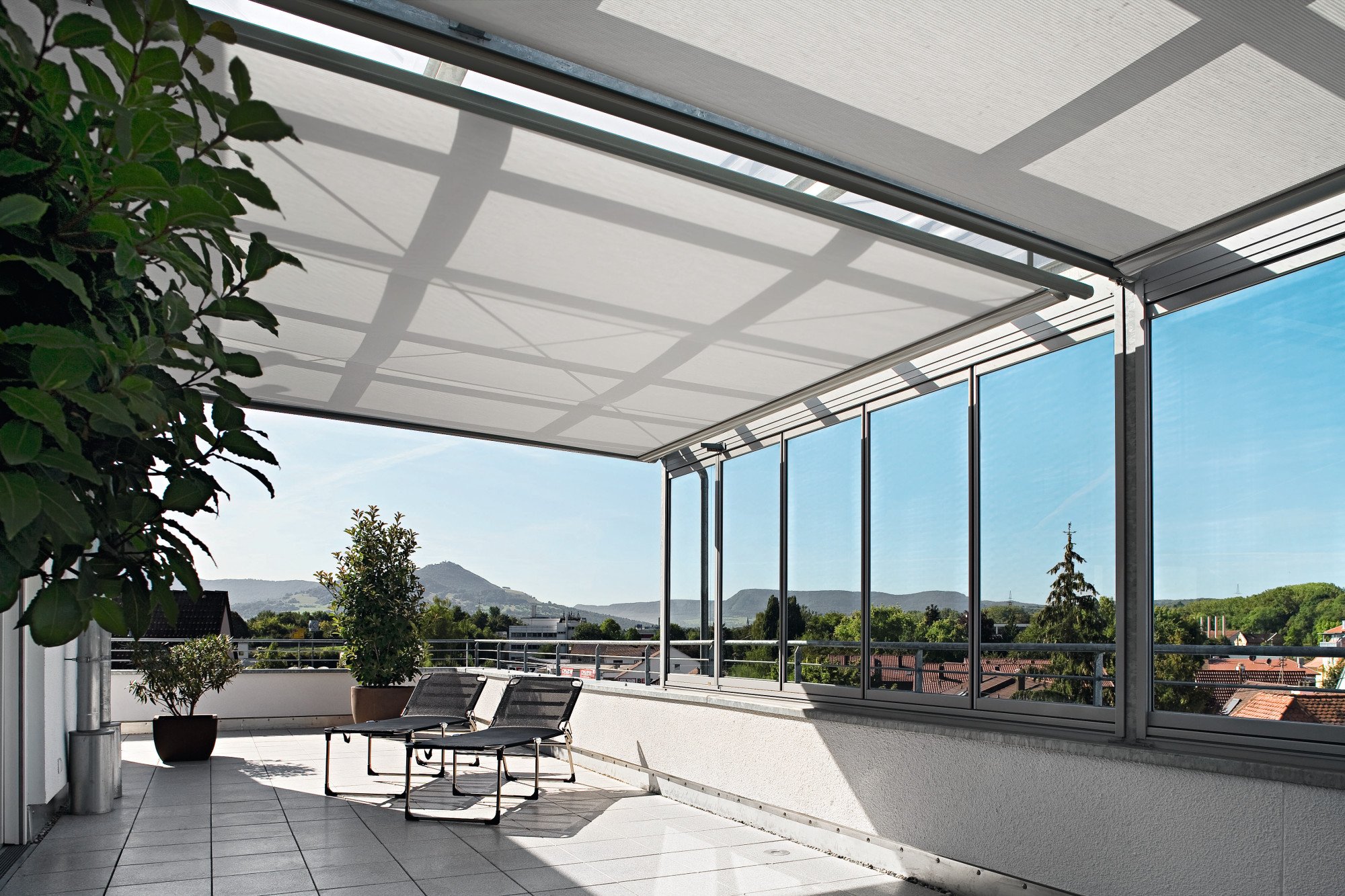 Wintergarten Rollos Sonnenschutz Textilien Baunetz Wissen Rollos Für Wintergarten