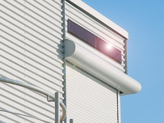 Solarmodul für Vorbaurollläden