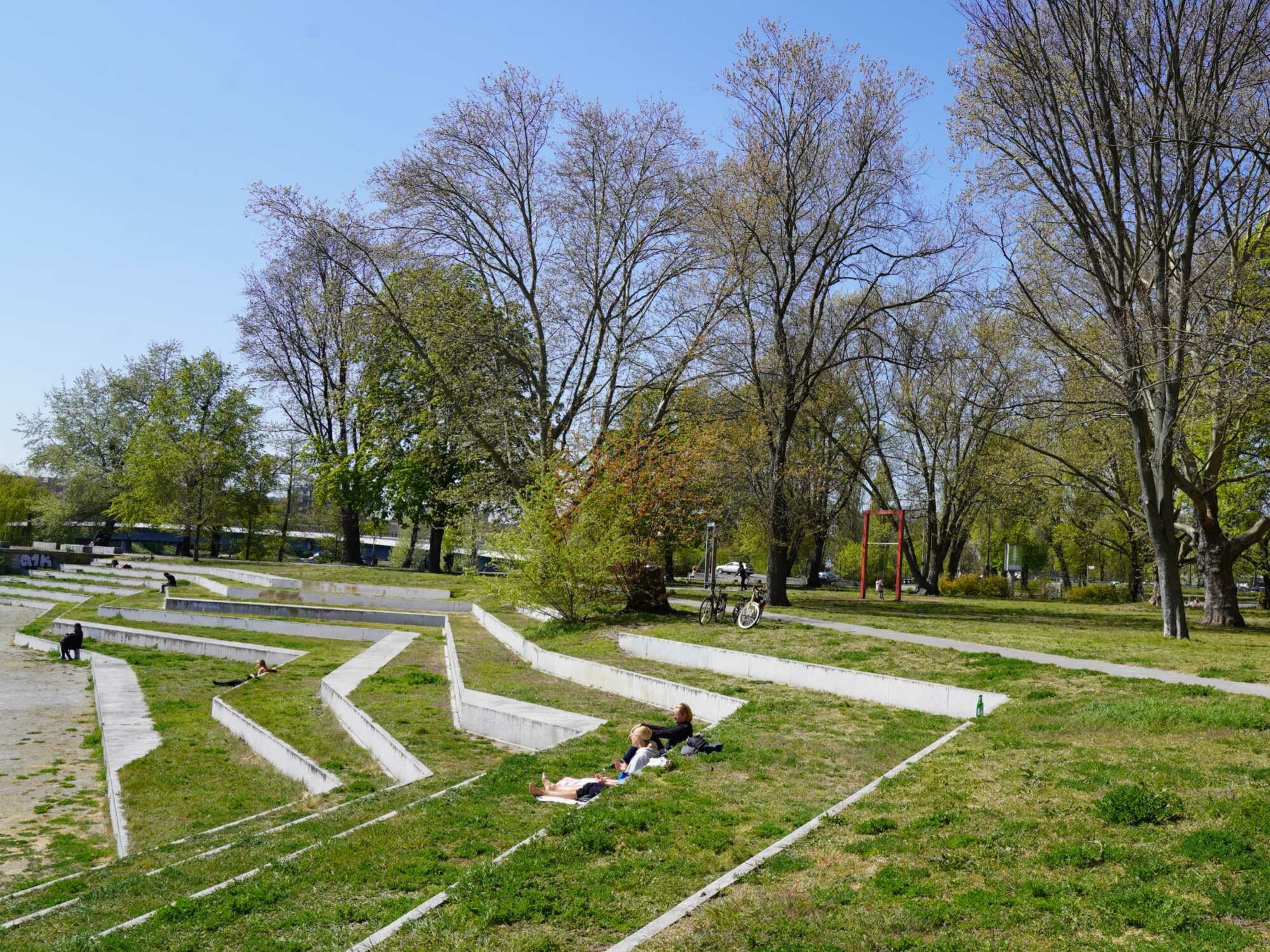 Meistens sind Treppenrampen im Freien anzutreffen.