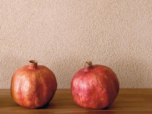 Farben und Oberflächentexturen lassen sich mit den Tonputzen frei gestalten