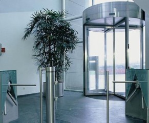 Beispiel einervierflügeligen Karusselltür