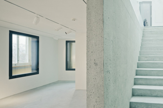 Zusätzliche Ausstellungsfläche mit Ausblick