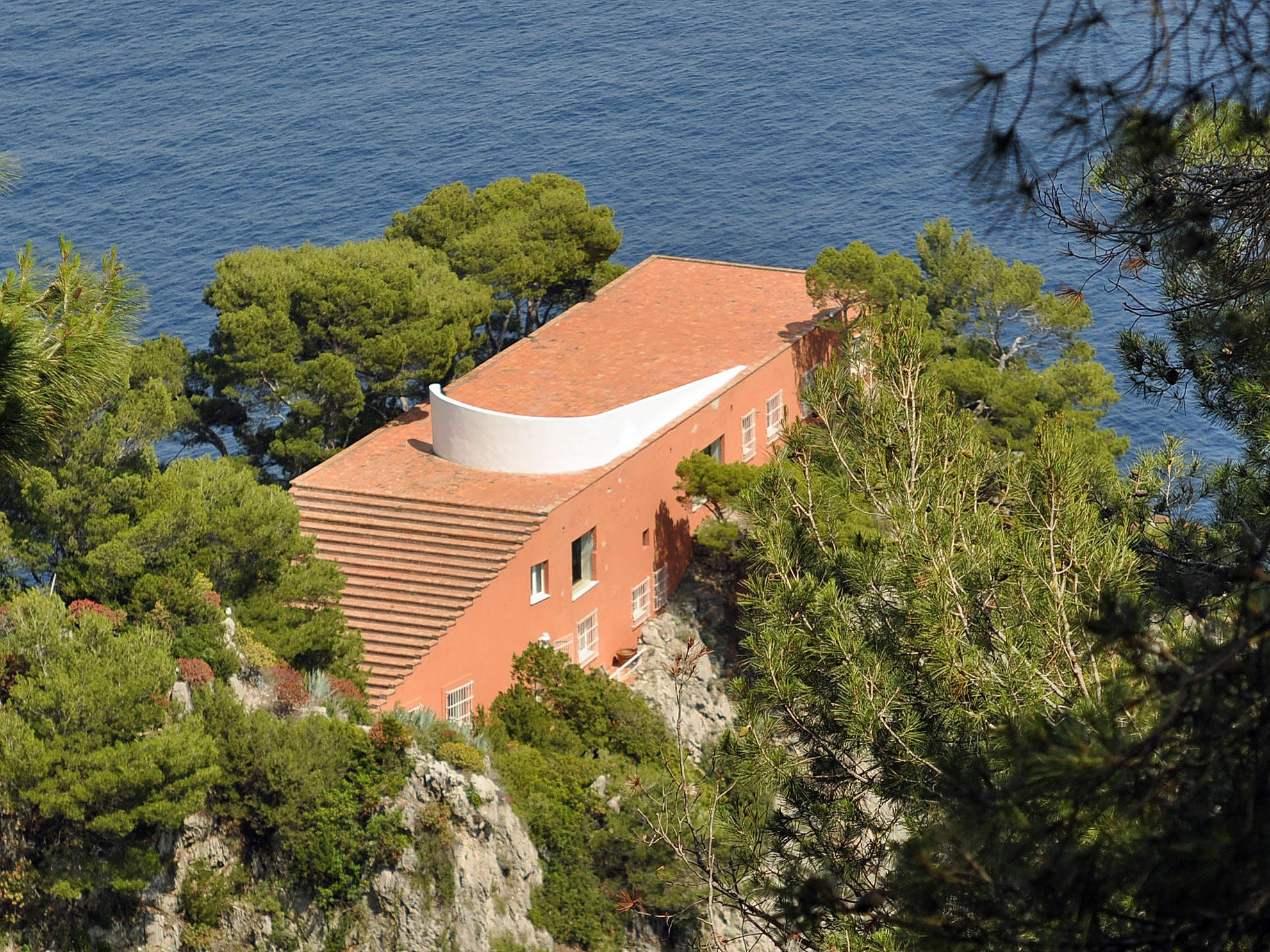 Villa Malaparte, erbaut zwischen 1938 und 1942 auf Capri.