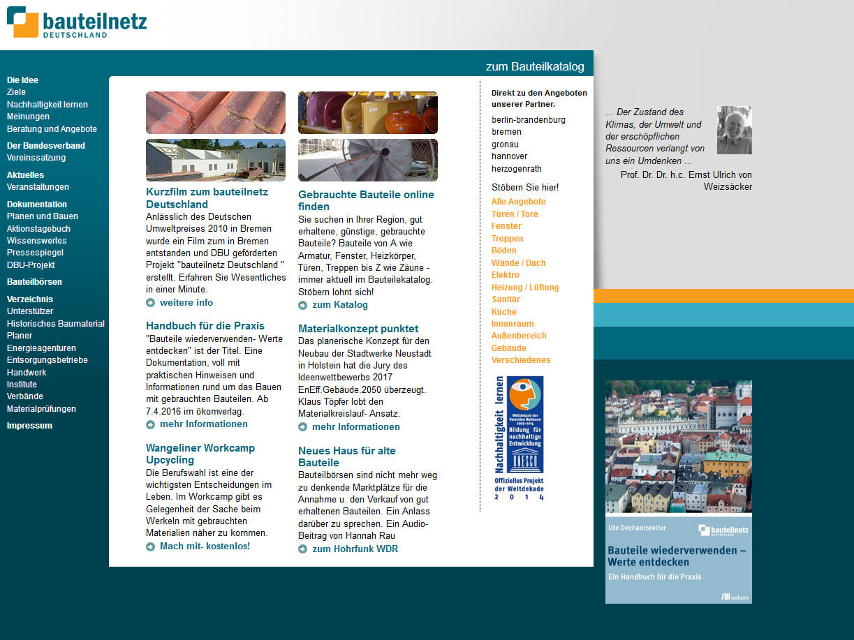Bauteilnetz Deutschland