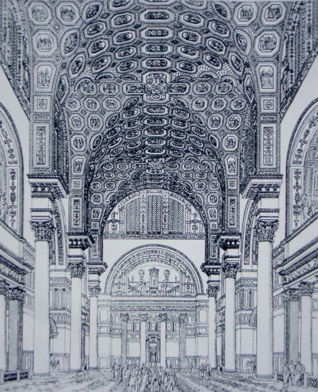 Innenraum der Caracalla-Thermen (Tepidarium)