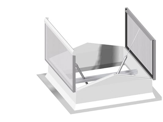 Lichtkuppeln zählen zu den kleinen und mittleren Dachdurchdringungen