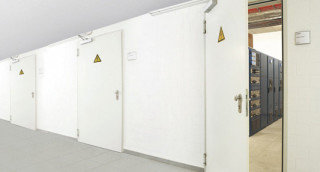 Einflügelige Rauchschutztür (RS-1) aus Stahl