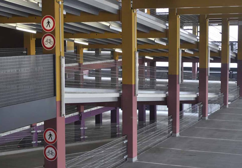 Großgaragen haben eine Nutzfläche über 1.000 m².