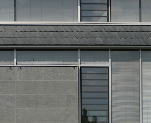 Fassadendetail - 2 x Schiefer