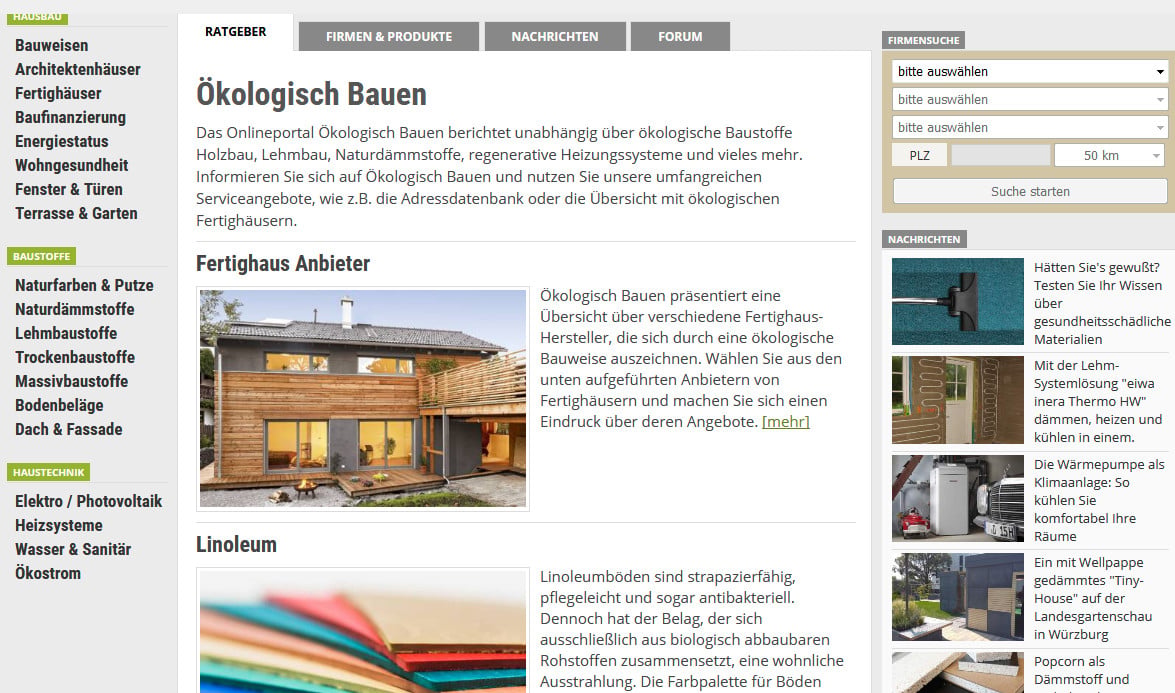 Ökologisch Bauen